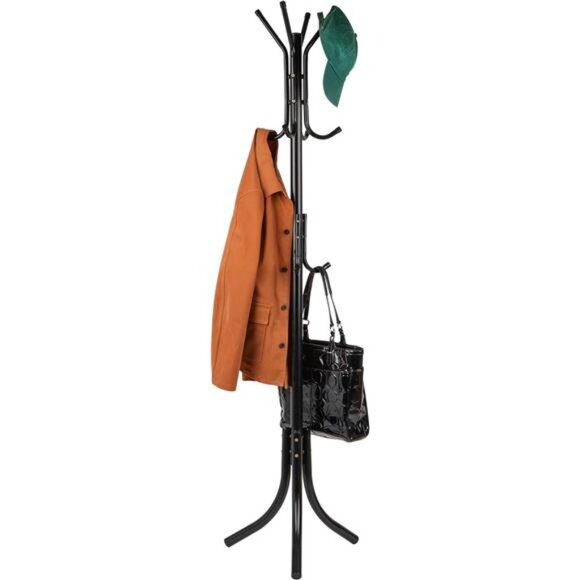 Mind Reader Freestanding Coat Rack, Multi-Tier Organizer for Office - Picture 7 of 7